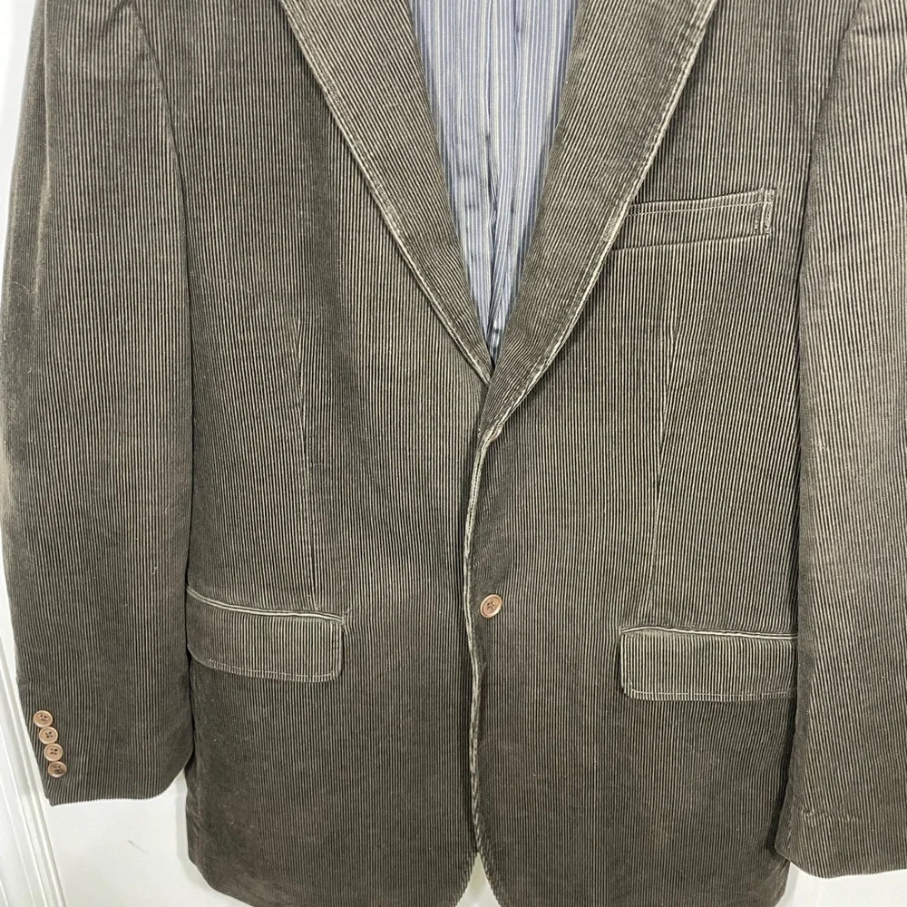 Calvin Klein Brown Corduroy Blazer Size 44L Closet